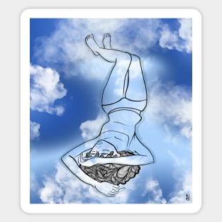 In the Clouds Sticker